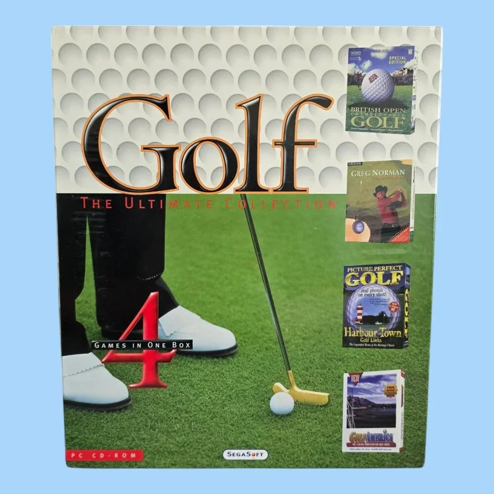 NEW Sealed Golf: The Ultimate Collection PC Game Segasoft (PC CD-ROM, 1997)